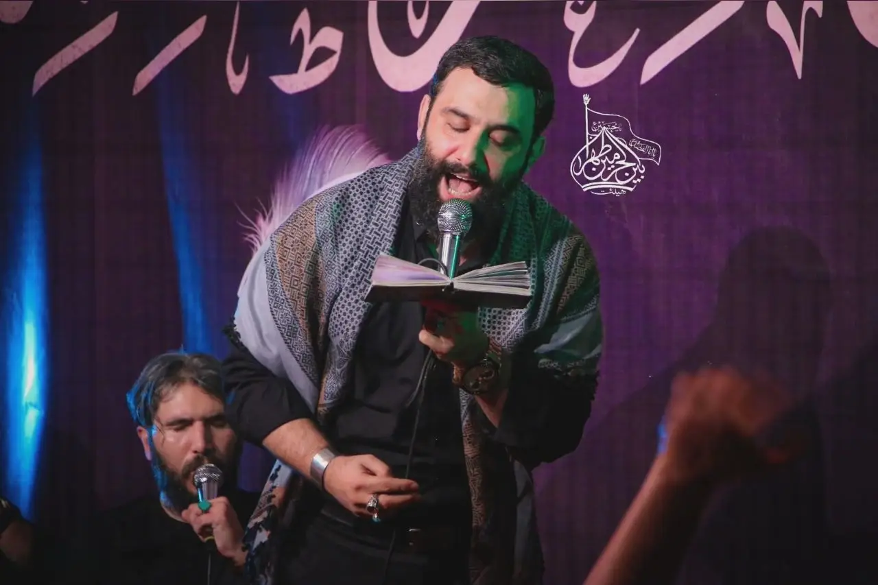 کاور شب شب اشک آسمون روی زمینه - جواد مقدم