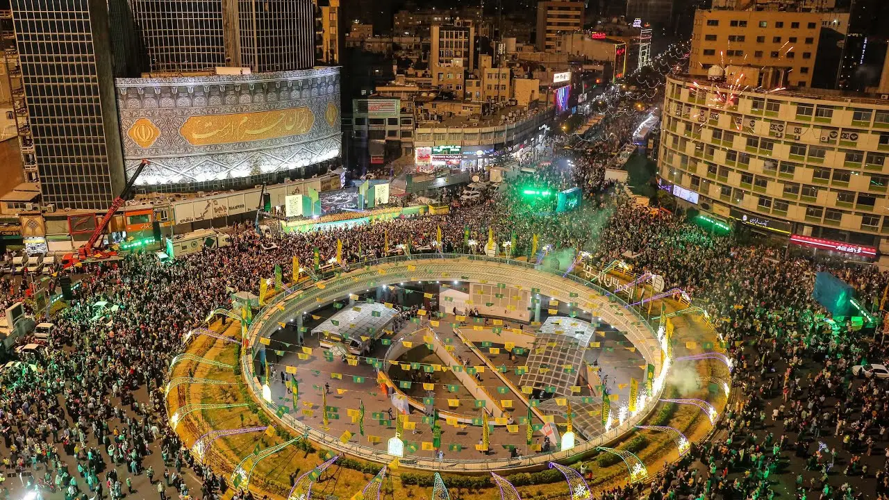 تصویر ویدئوی کلیپ نماهنگ اجتماع امام رضایی ها در میدان ولیعصر تهران