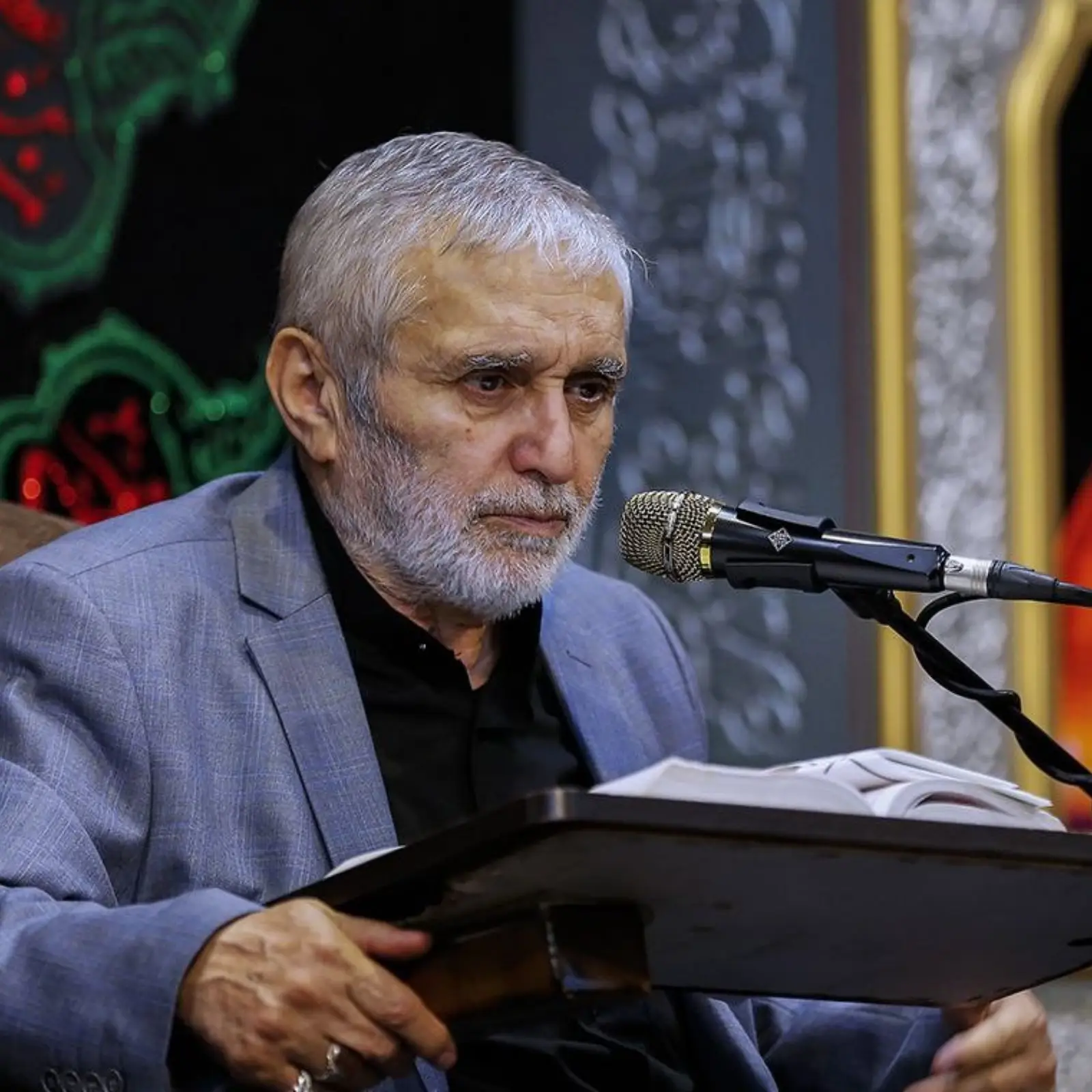 کاور مناجات خوانی شب هشتم ماه مبارک رمضان منصور ارضی