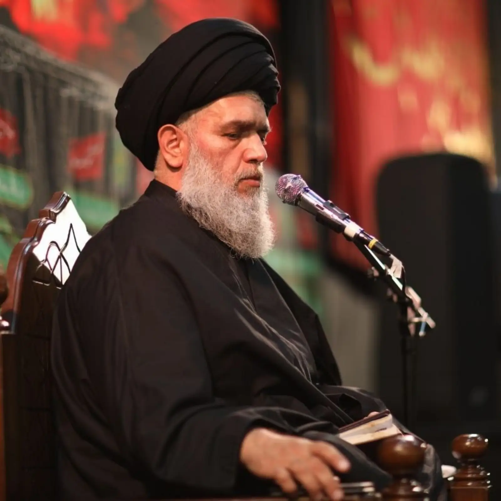 کاور سخنرانی شب چهارم حجت الاسلام سید حسین مومنی