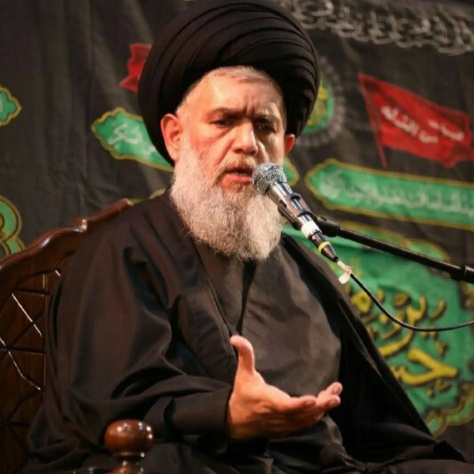 کاور سخنرانی شب دوم حجت الاسلام سید حسین مومنی