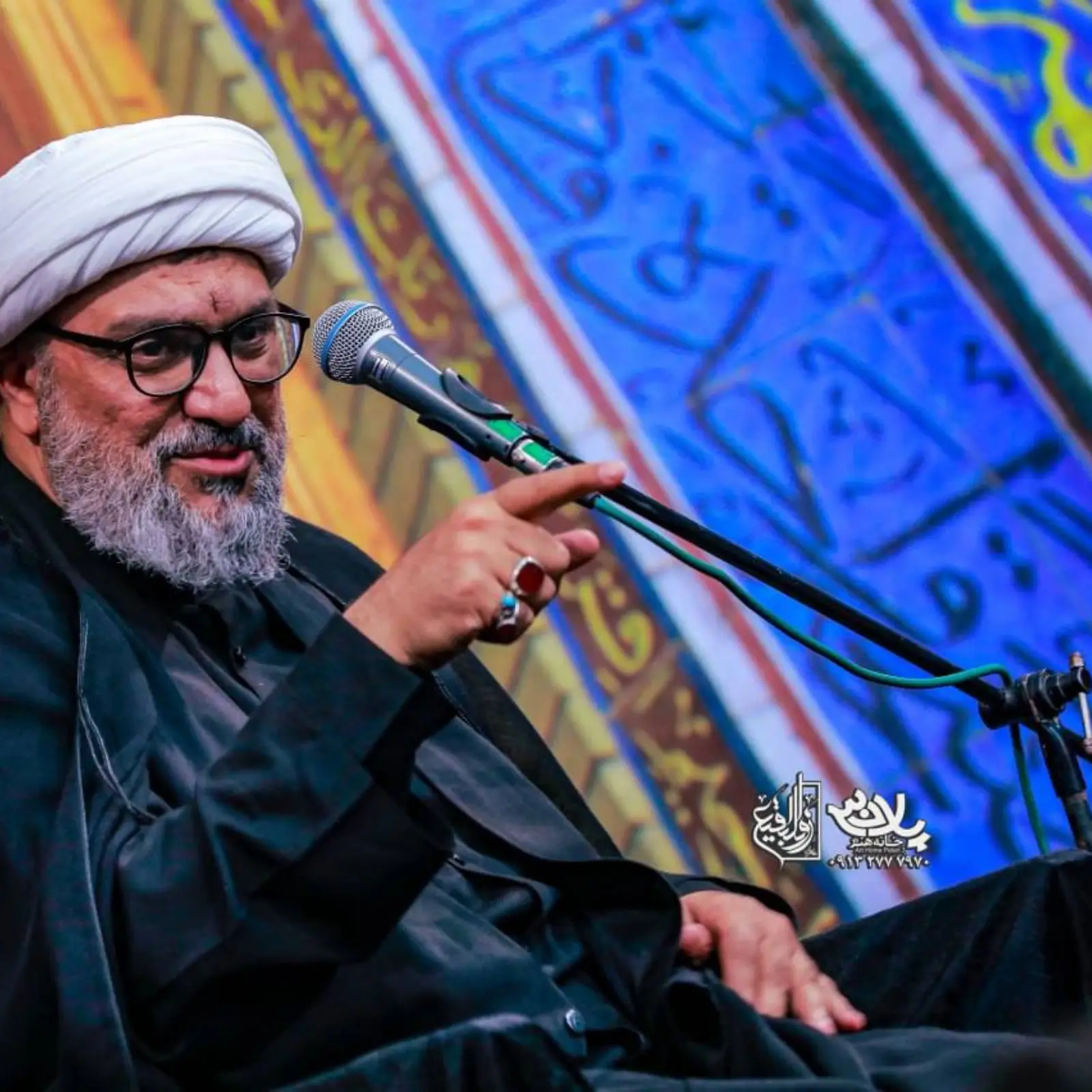کاور سخنرانی هیئت آل یاسین حجت الاسلام صراف - عباس صراف