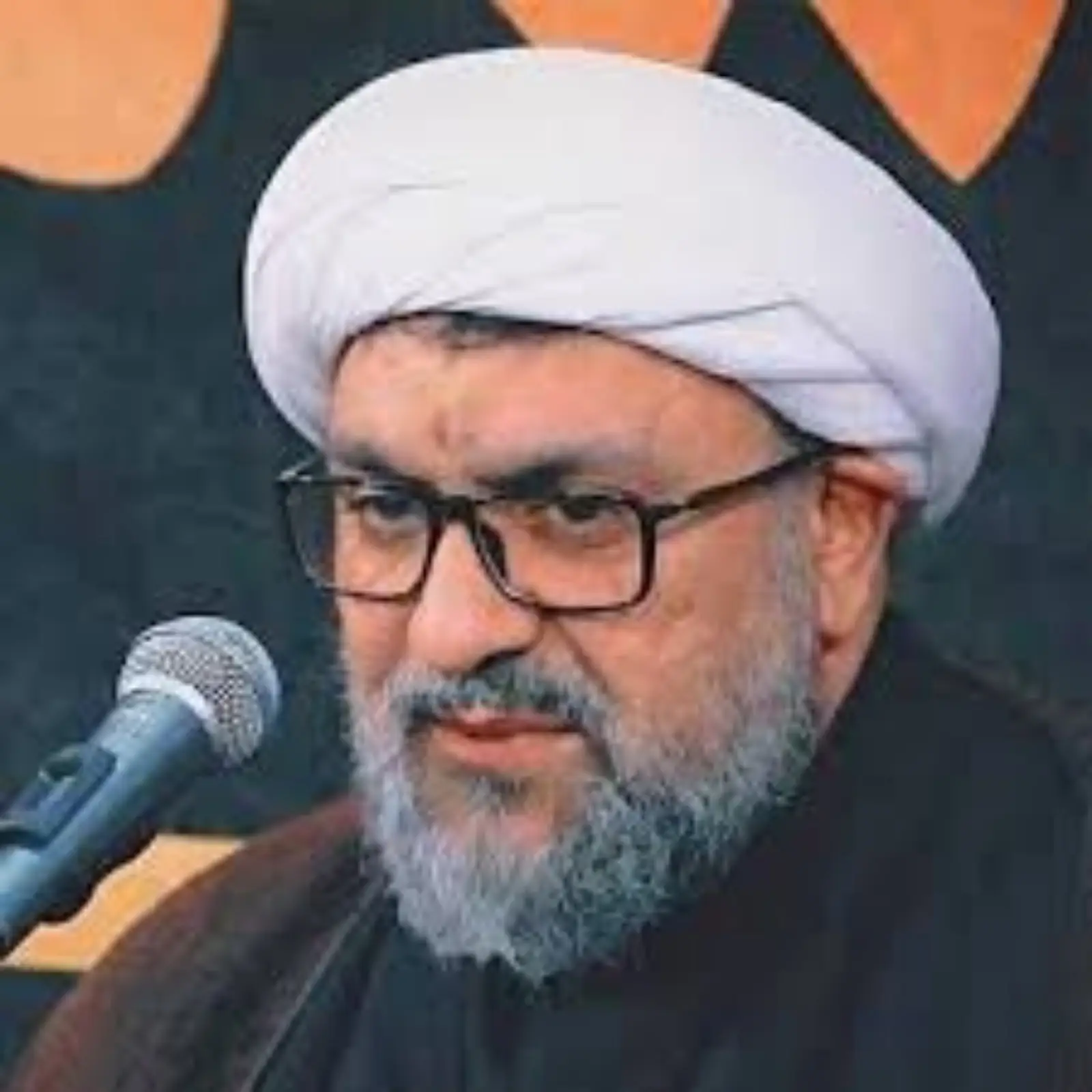Cover: Speech by the delegation of strangers from Medina, Hojjatoleslam Sarraf - Abbas sarraf