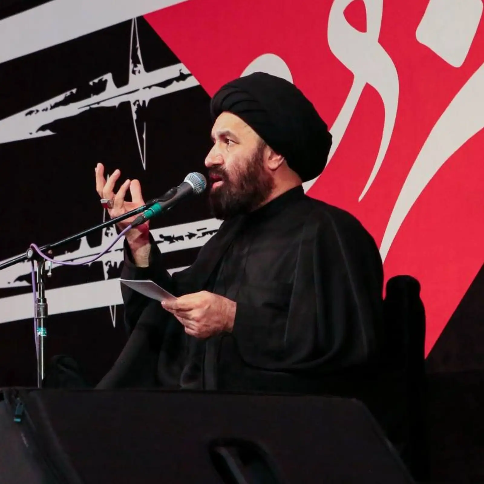 کاور سخنرانی فاطمیه و درگیری با اصحاب سقیفه حجت الاسلام دارستانی - احمد دارستانی