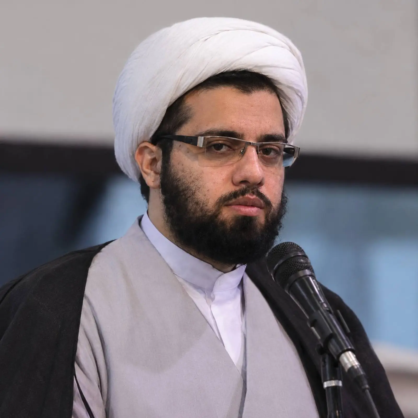 Cover: Mehdi Vaghaye's analysis speech by Hojjat al-Islam Amini Khah - Aminikhah